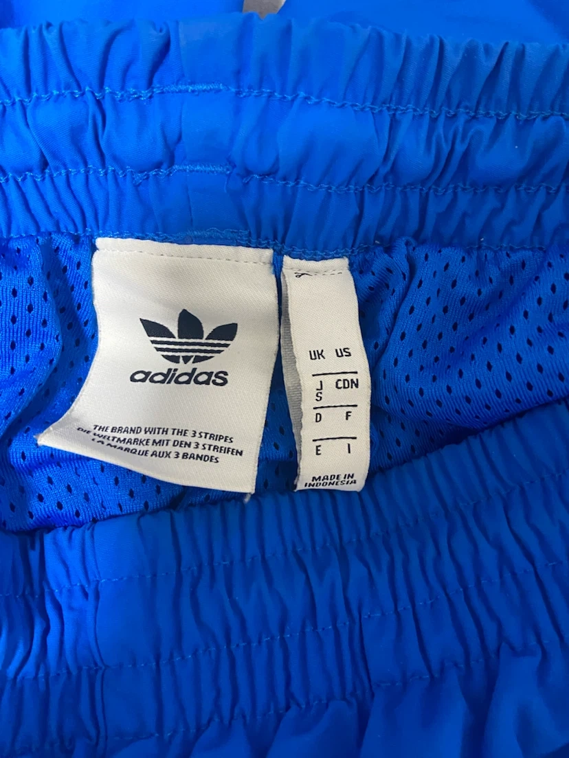 adidas アディダス トラックパンツ ブルー Sサイズの写真2枚目