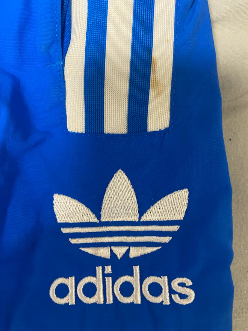 adidas アディダス トラックパンツ ブルー Sサイズの写真4枚目