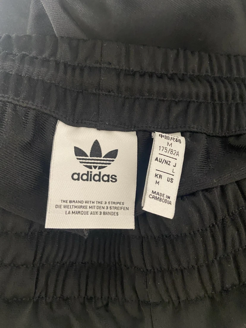 adidas アディダス トラックパンツ M 黒の写真2枚目