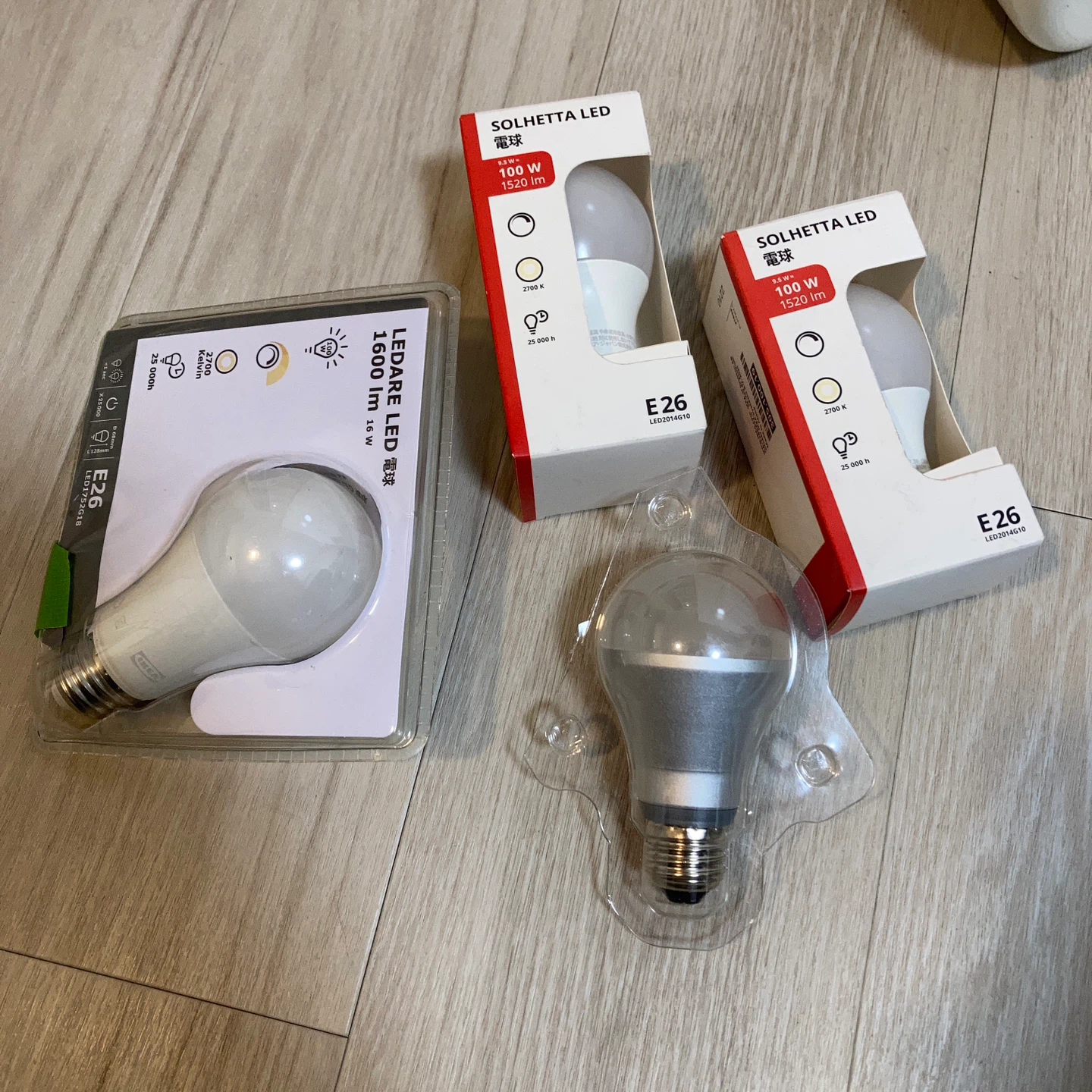 LED電球 4個セット E26口金