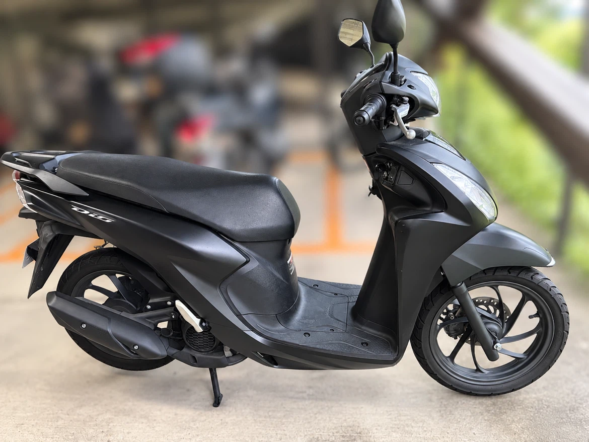 ホンダ Dio 110マットブラックの写真3枚目