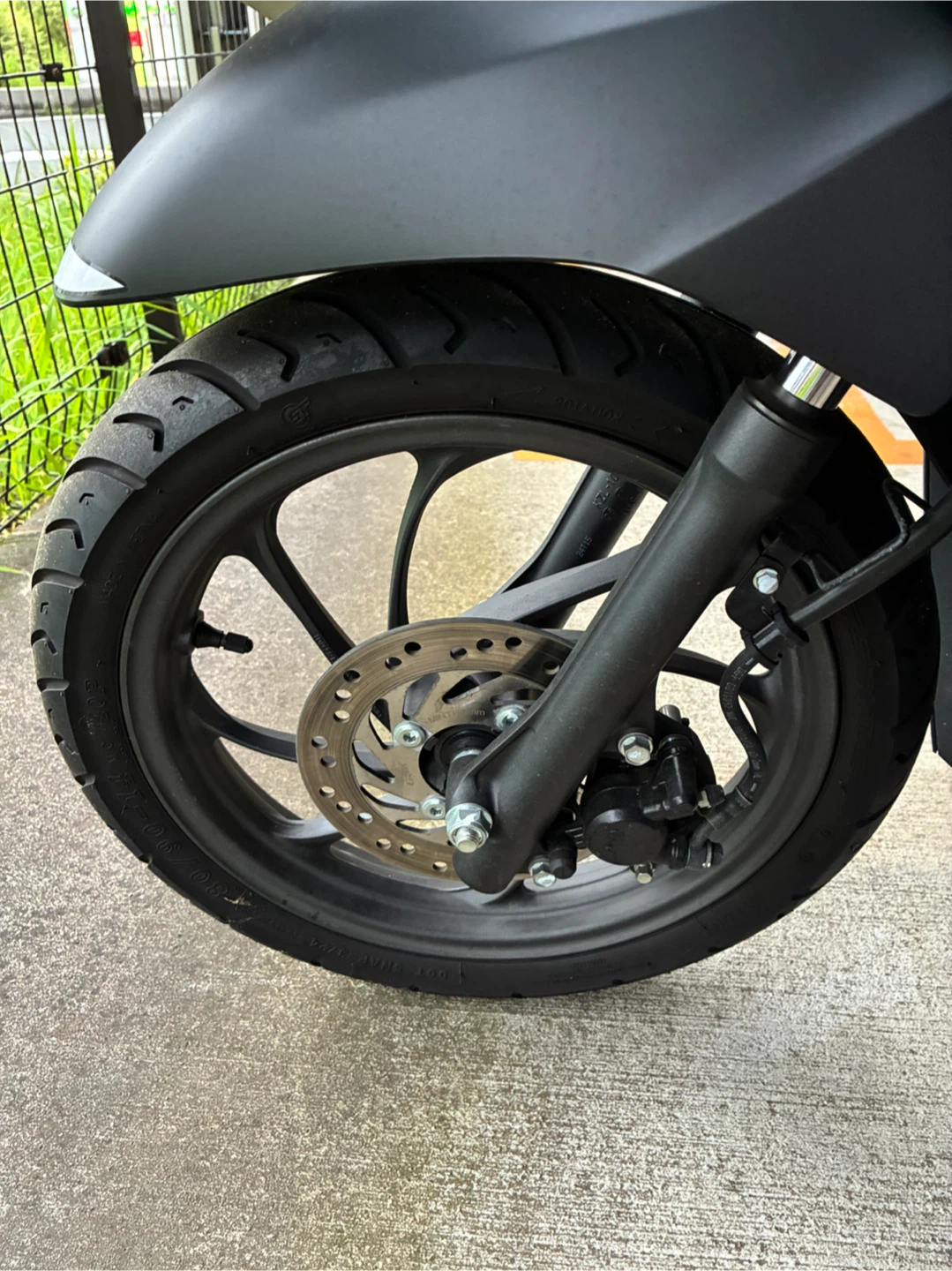 ホンダ Dio 110マットブラックの写真6枚目