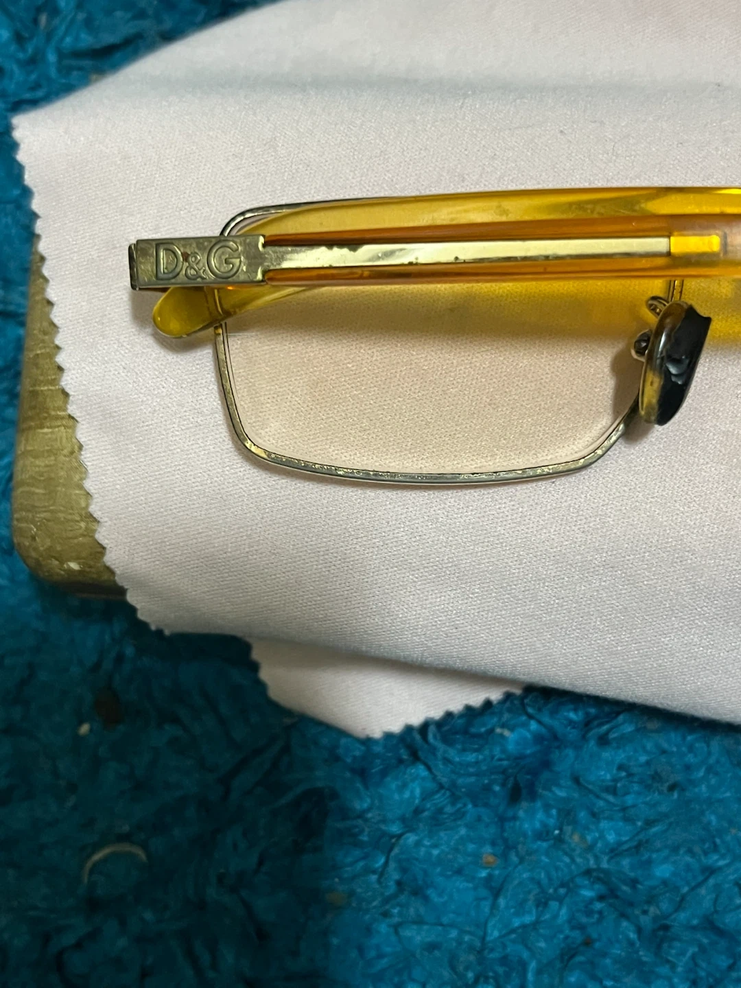 D&G ドルチェ&ガッバーナ ヴィンテージ メガネ DG2050 709 べっ甲正規品ビンテージ物!の写真2枚目
