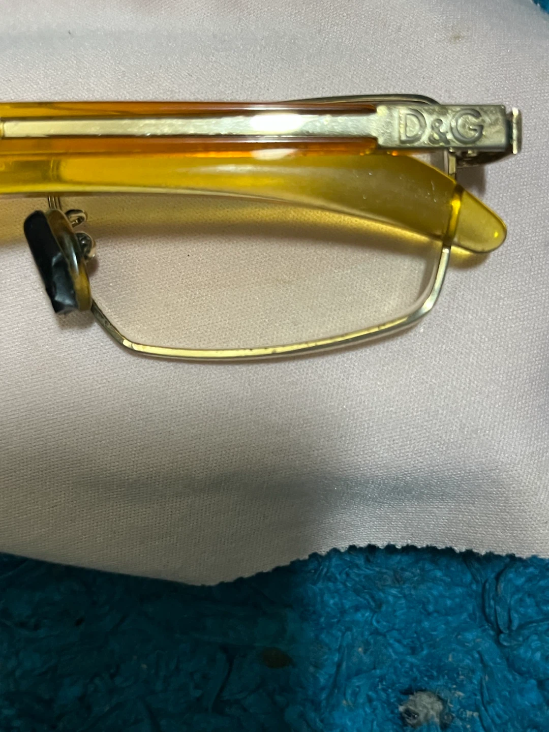 D&G ドルチェ&ガッバーナ ヴィンテージ メガネ DG2050 709 べっ甲正規品ビンテージ物！の写真3枚目