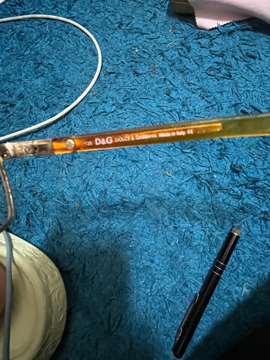 D&G ドルチェ&ガッバーナ ヴィンテージ メガネ DG2050 709 べっ甲正規品ビンテージ物！の写真4枚目
