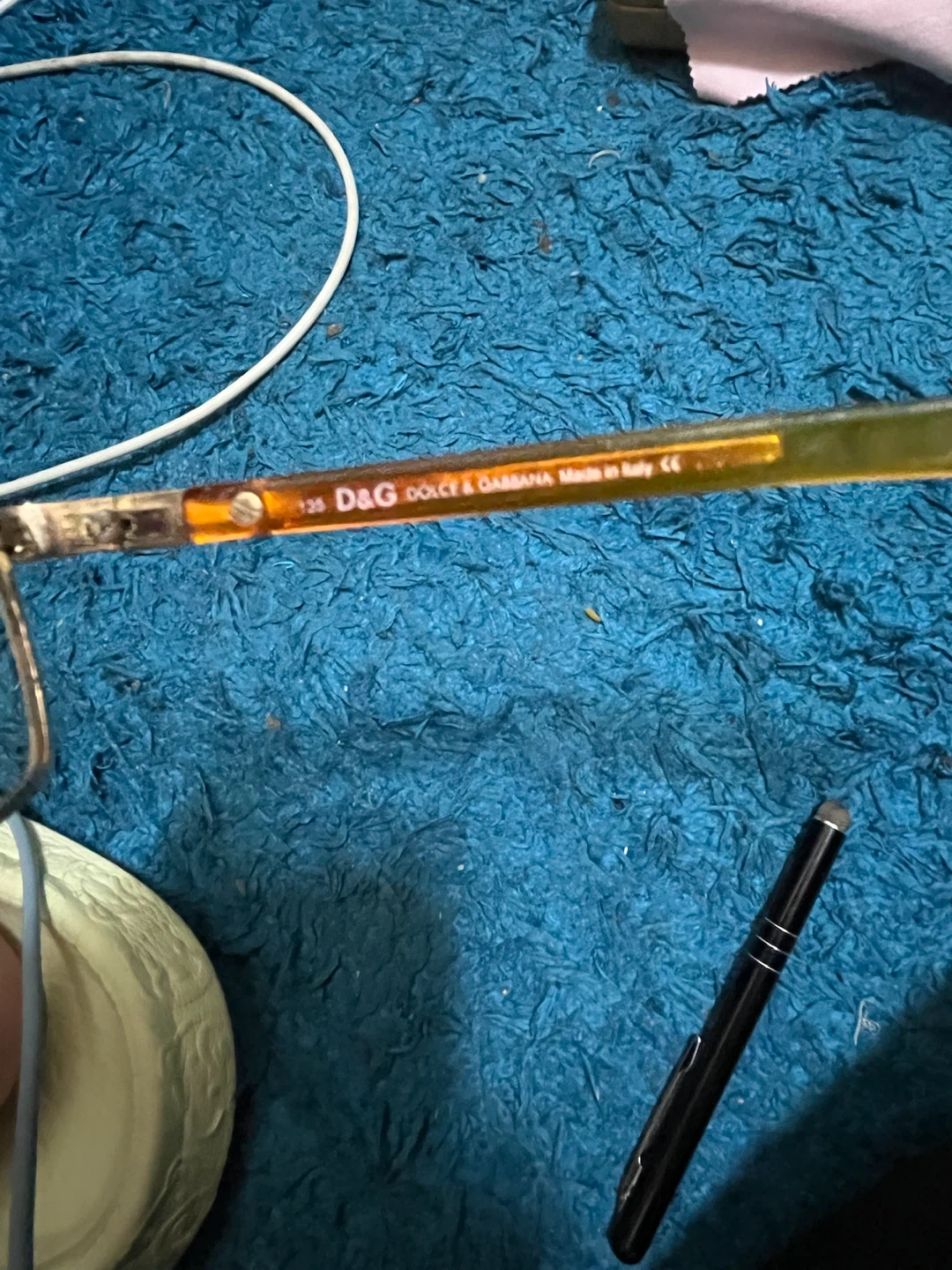 D&G ドルチェ&ガッバーナ ヴィンテージ メガネ DG2050 709 べっ甲正規品ビンテージ物!の写真4枚目