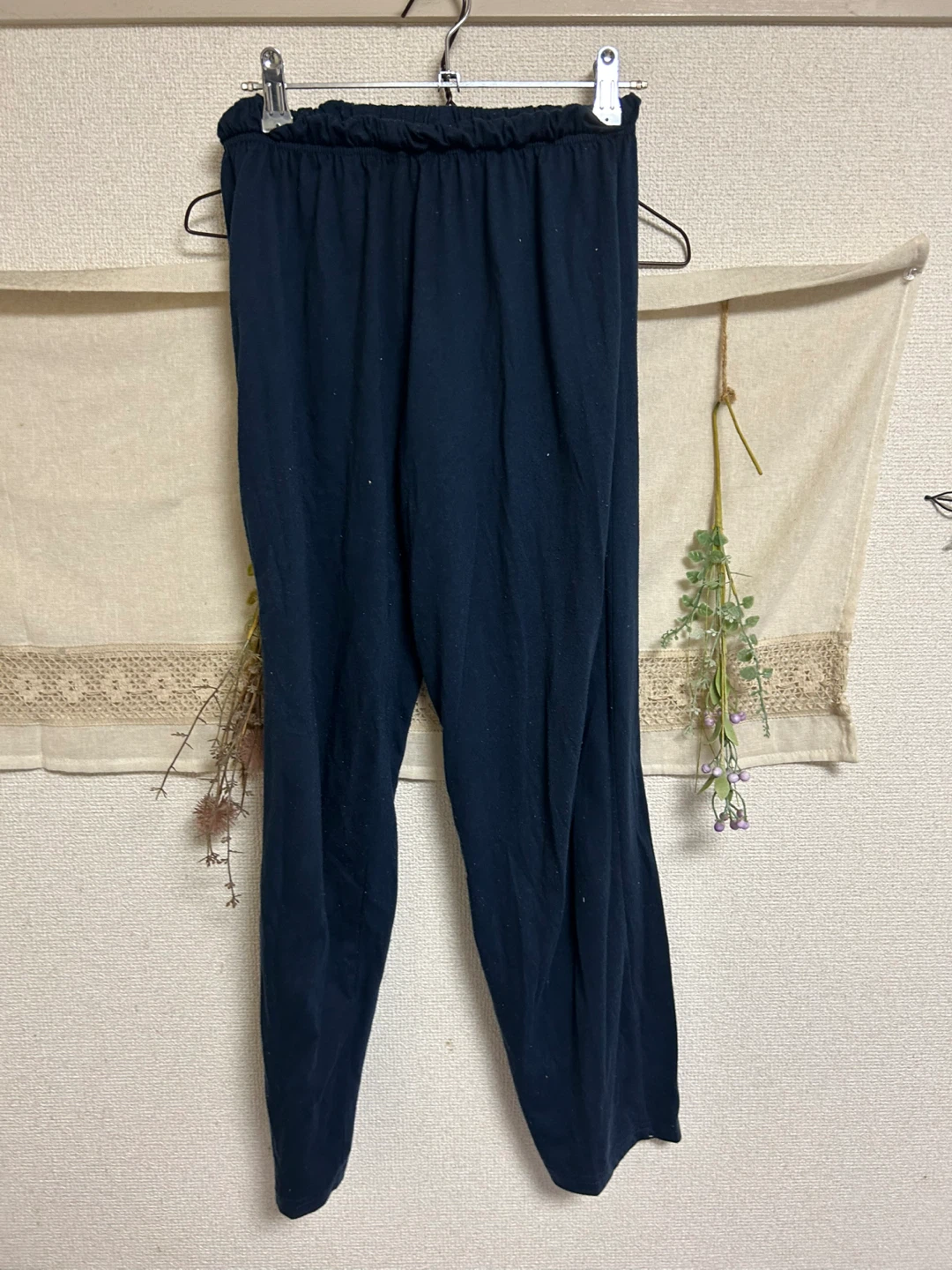 ネイビー ロングパンツ Mサイズ