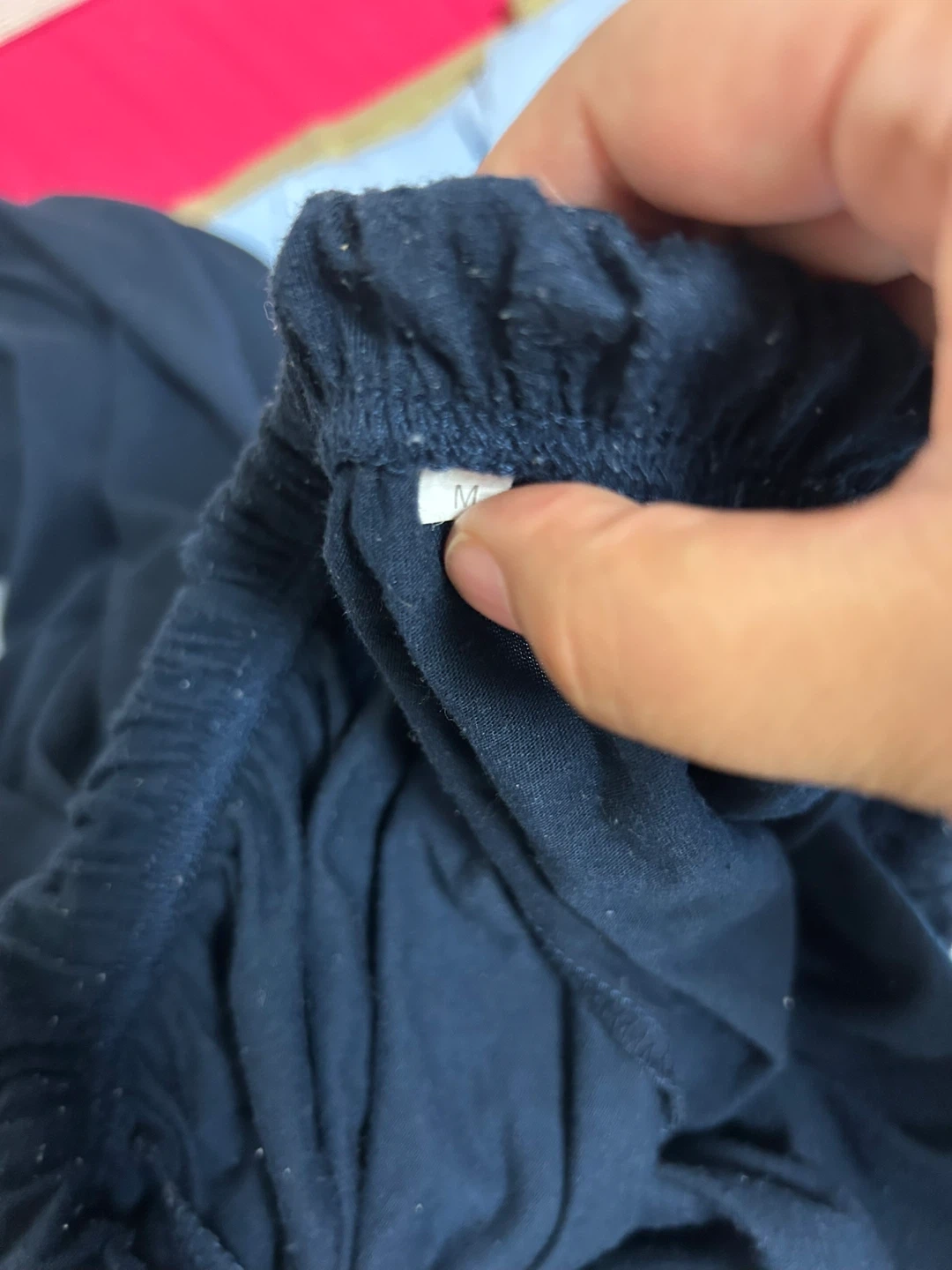 ネイビー ロングパンツ Mサイズの写真2枚目