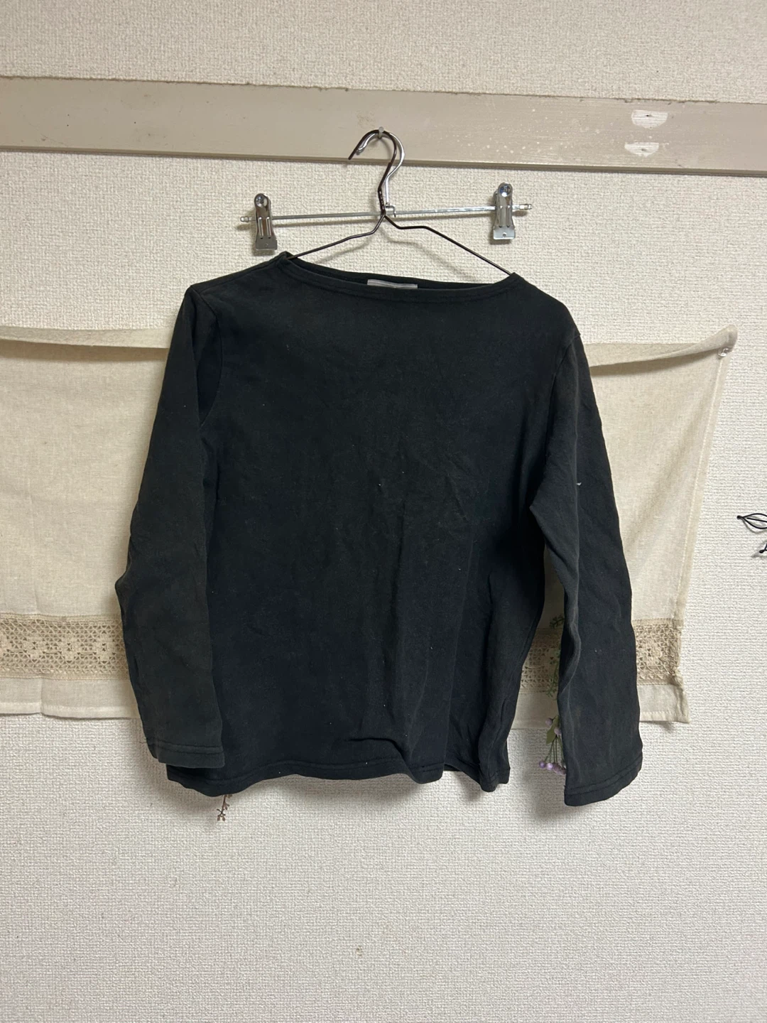 フィールドコア 長袖カットソー 黒 Mサイズ