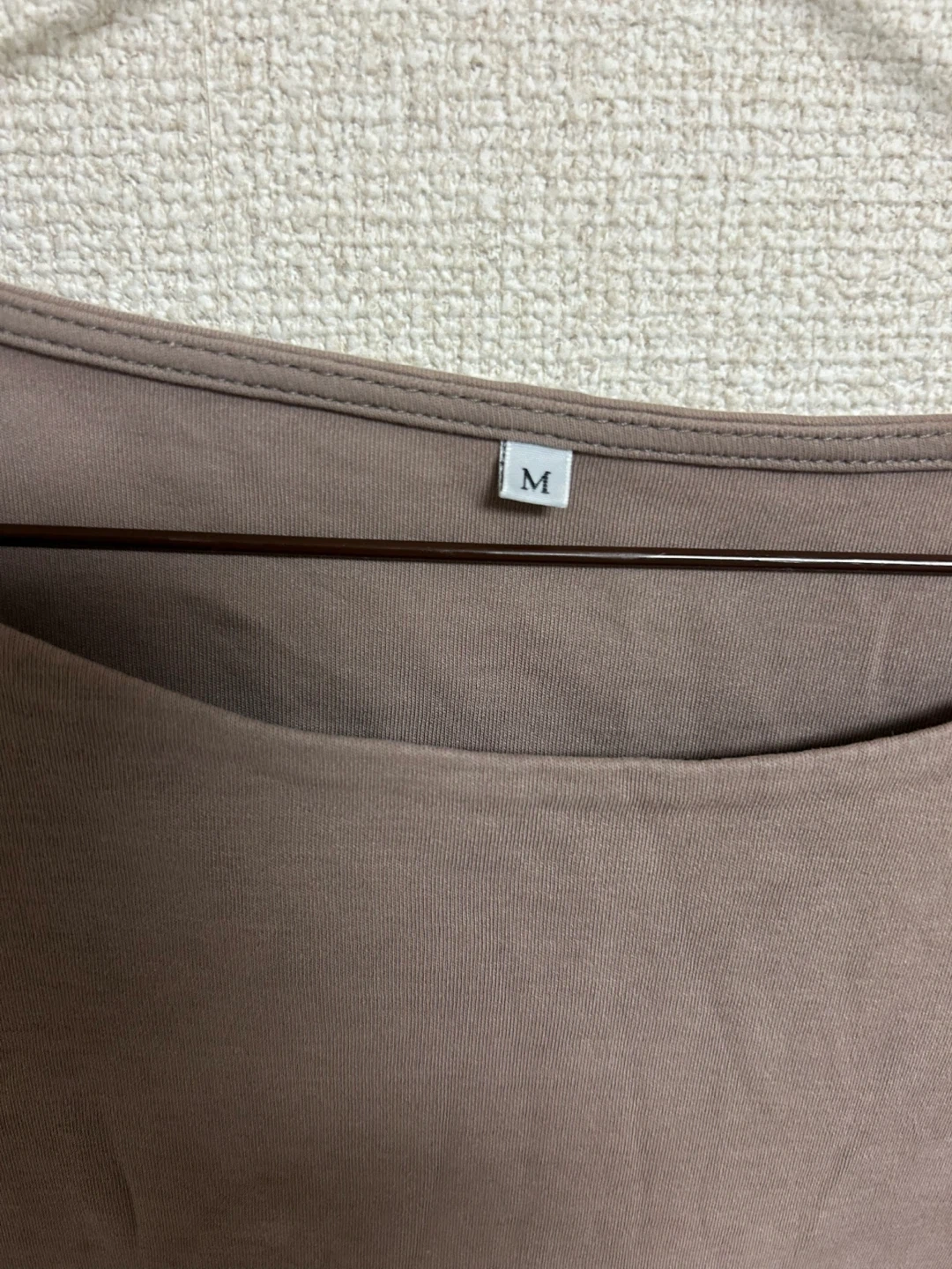長袖カットソー ブラウン Mサイズの写真2枚目