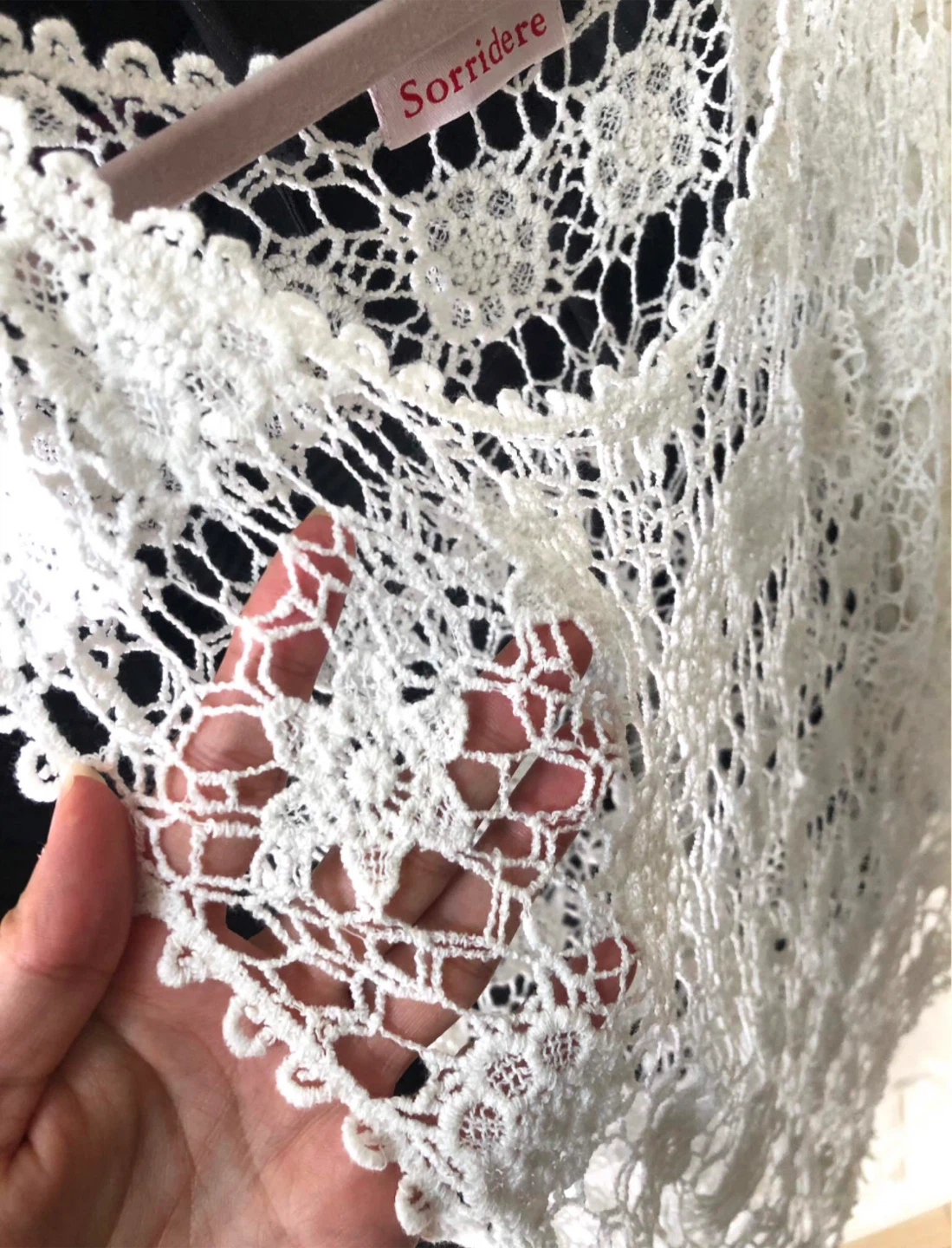 ✨🌟ツーピースセット：ドレスシャツ＋レースベストの写真7枚目