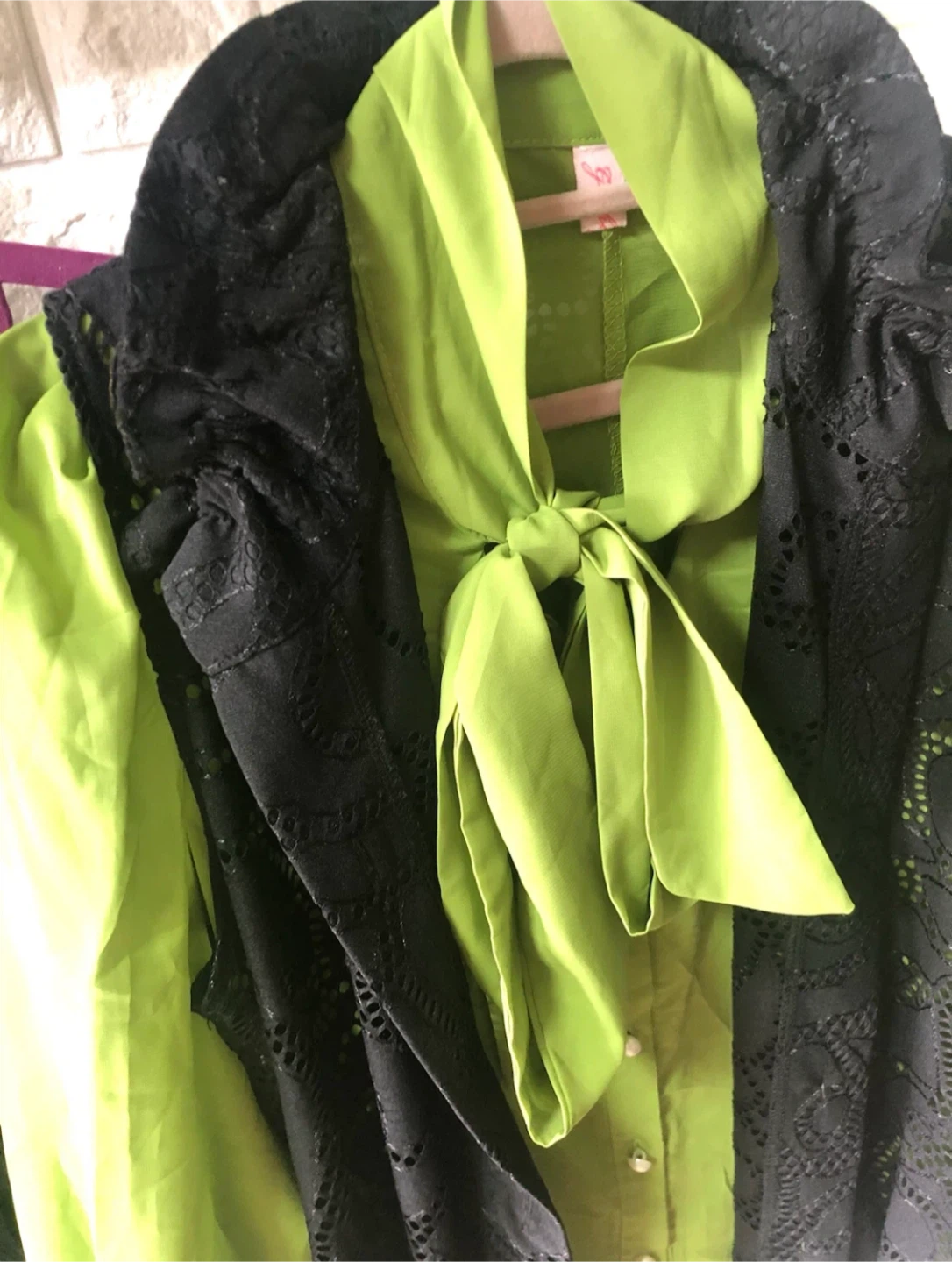 ✨🌟ツーピースセット：ドレスシャツ＋レースベスト🌟✨の写真6枚目