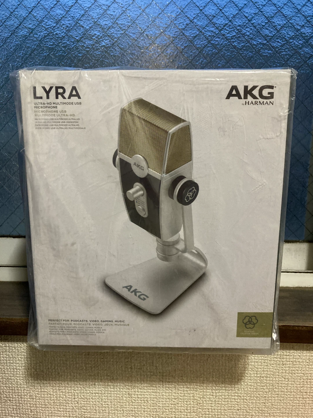 未開封AKG USBマイクロフォン LYRA