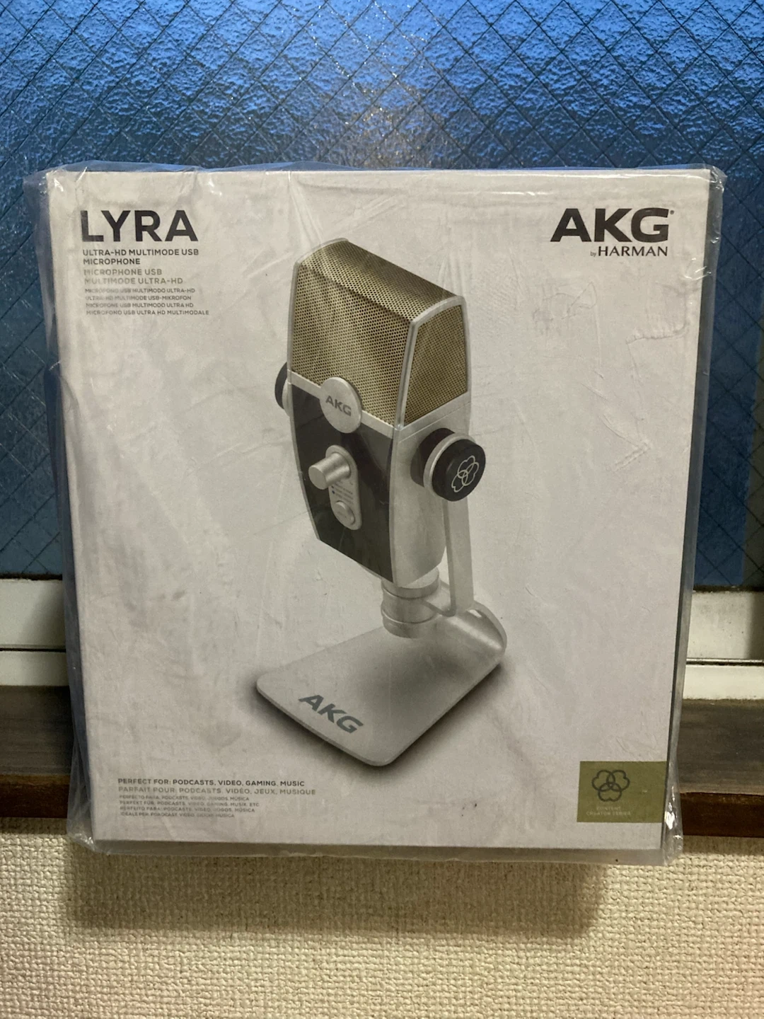 未開封AKG USBマイクロフォン LYRA