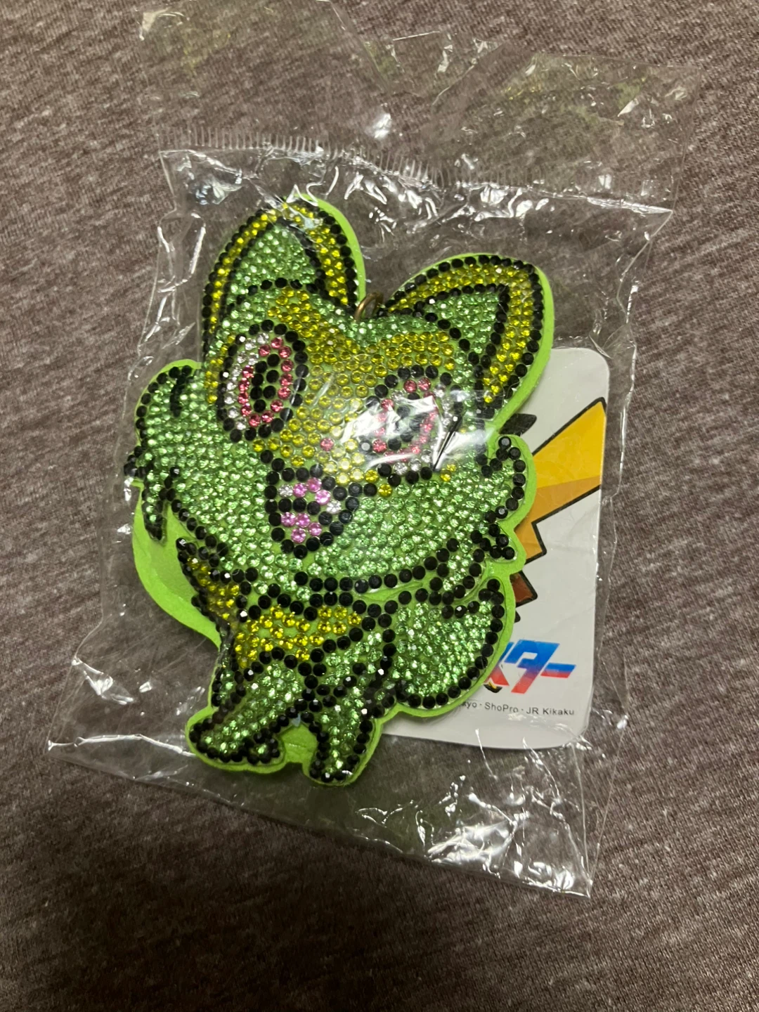 ポケモン ニャオハ キーホルダー ストーン付き