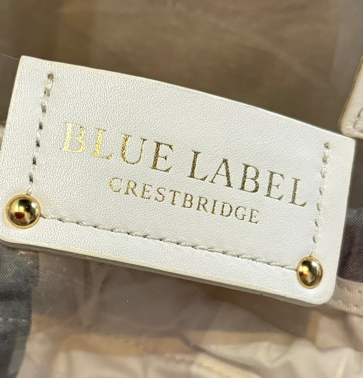 BLUE LABEL CRESTBRIDGE クリアバッグ チェック柄 トートバッグの写真8枚目