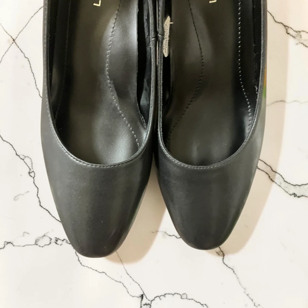 LES MUES Femme レディース パンプス ブラック 24㎝ EEEの写真2枚目