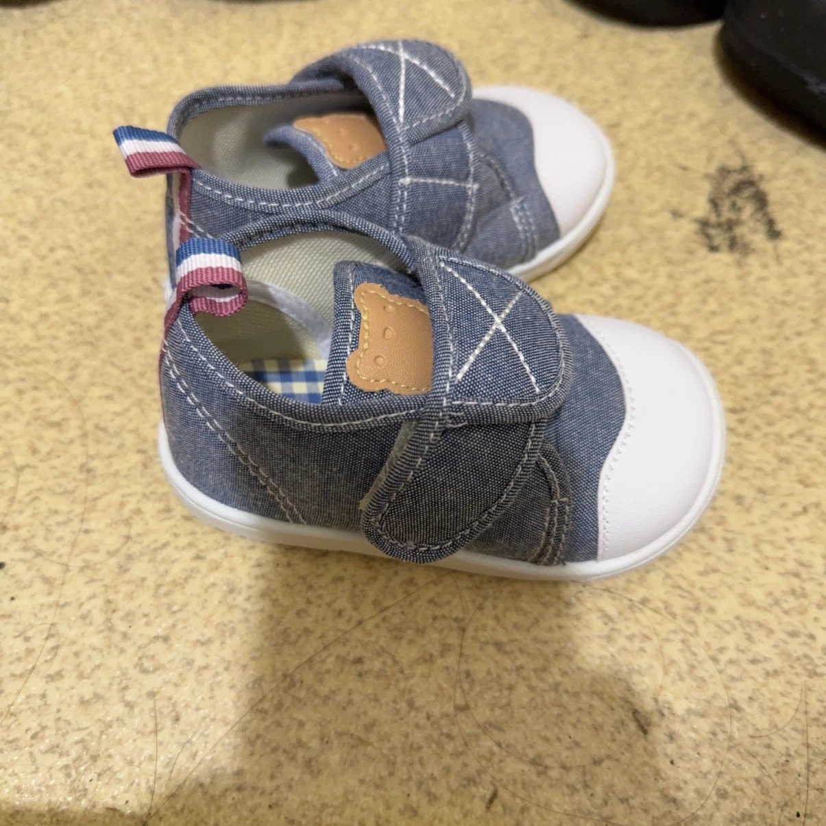 ベビーシューズ 14cm デニム風の写真2枚目