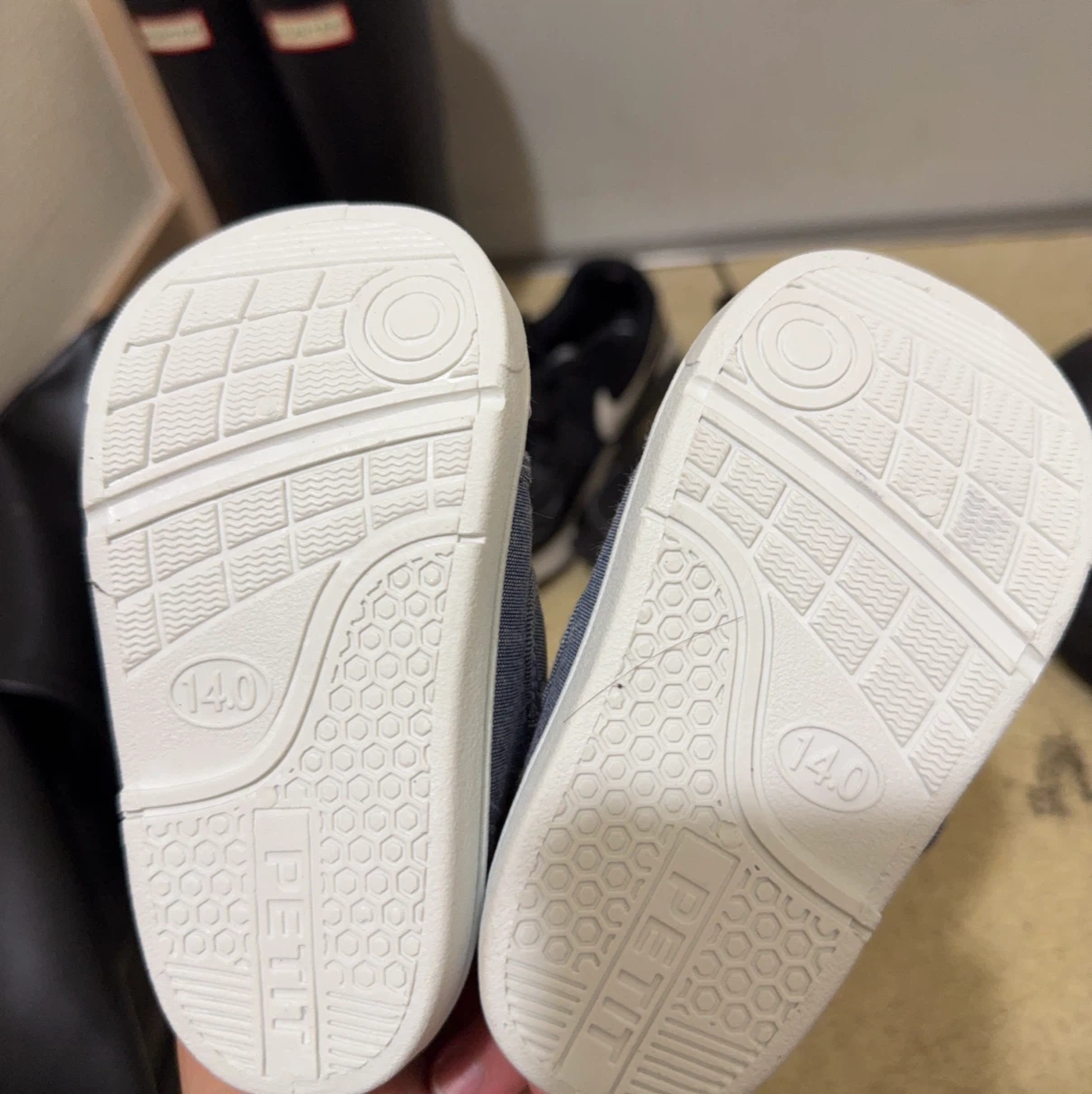 ベビーシューズ 14cm デニム風の写真5枚目