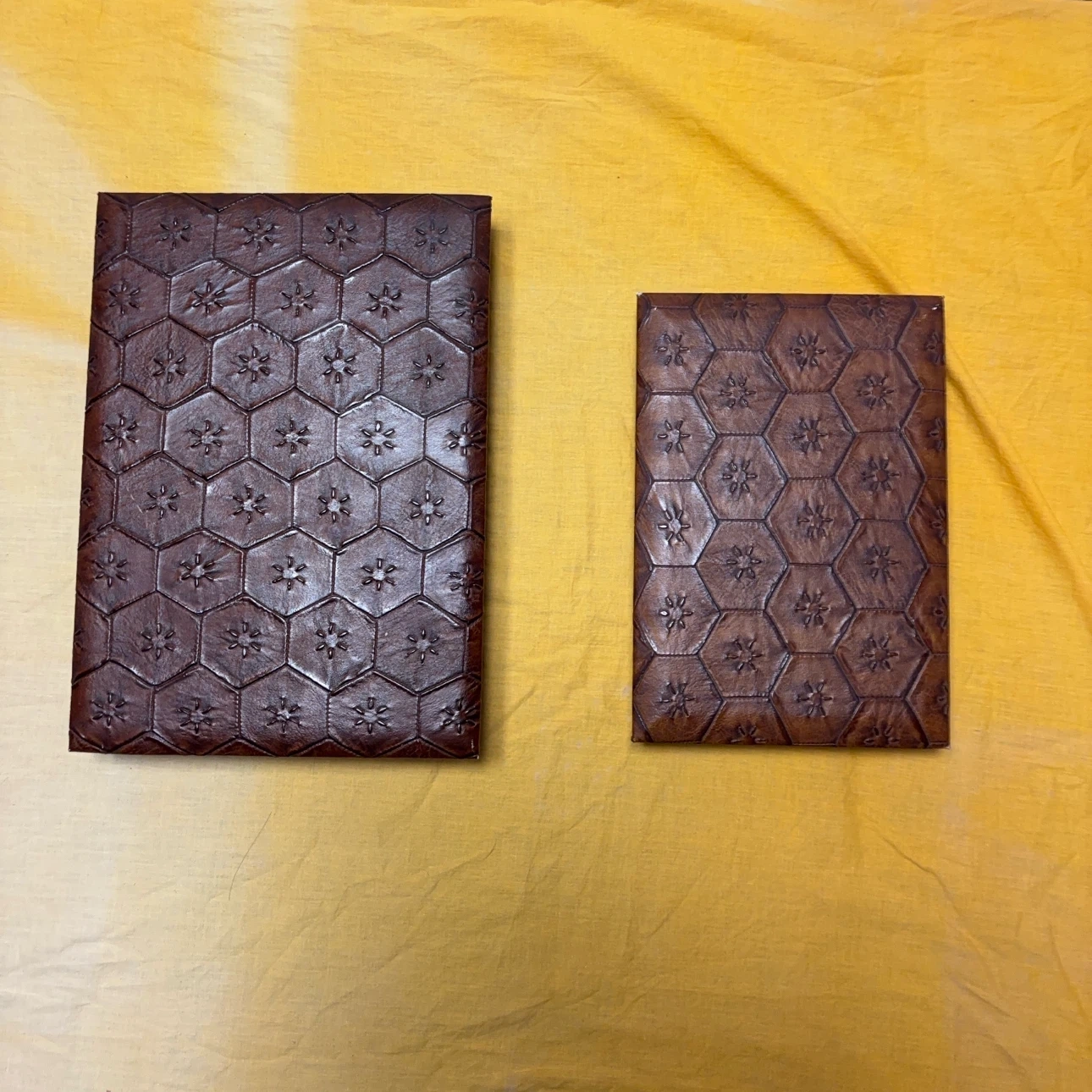 小物、書簡入れ 2点セット ブラウンの写真3枚目