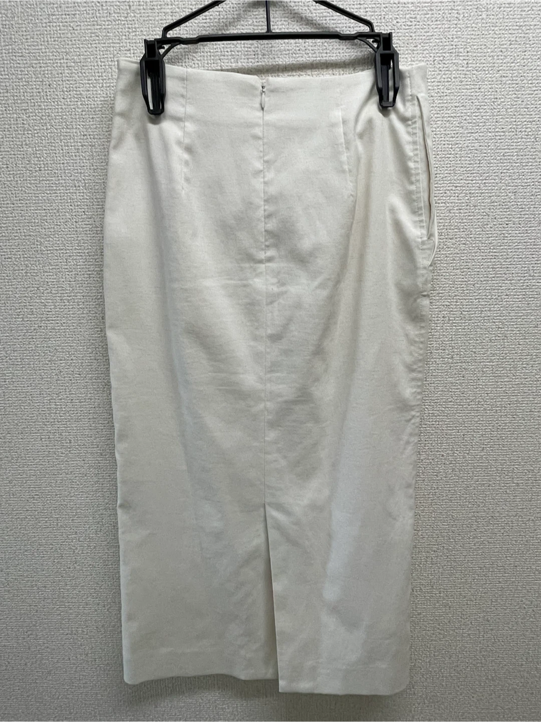 スピックアンドスパン Spick and Span ストレッチタイトスカート 白の写真2枚目