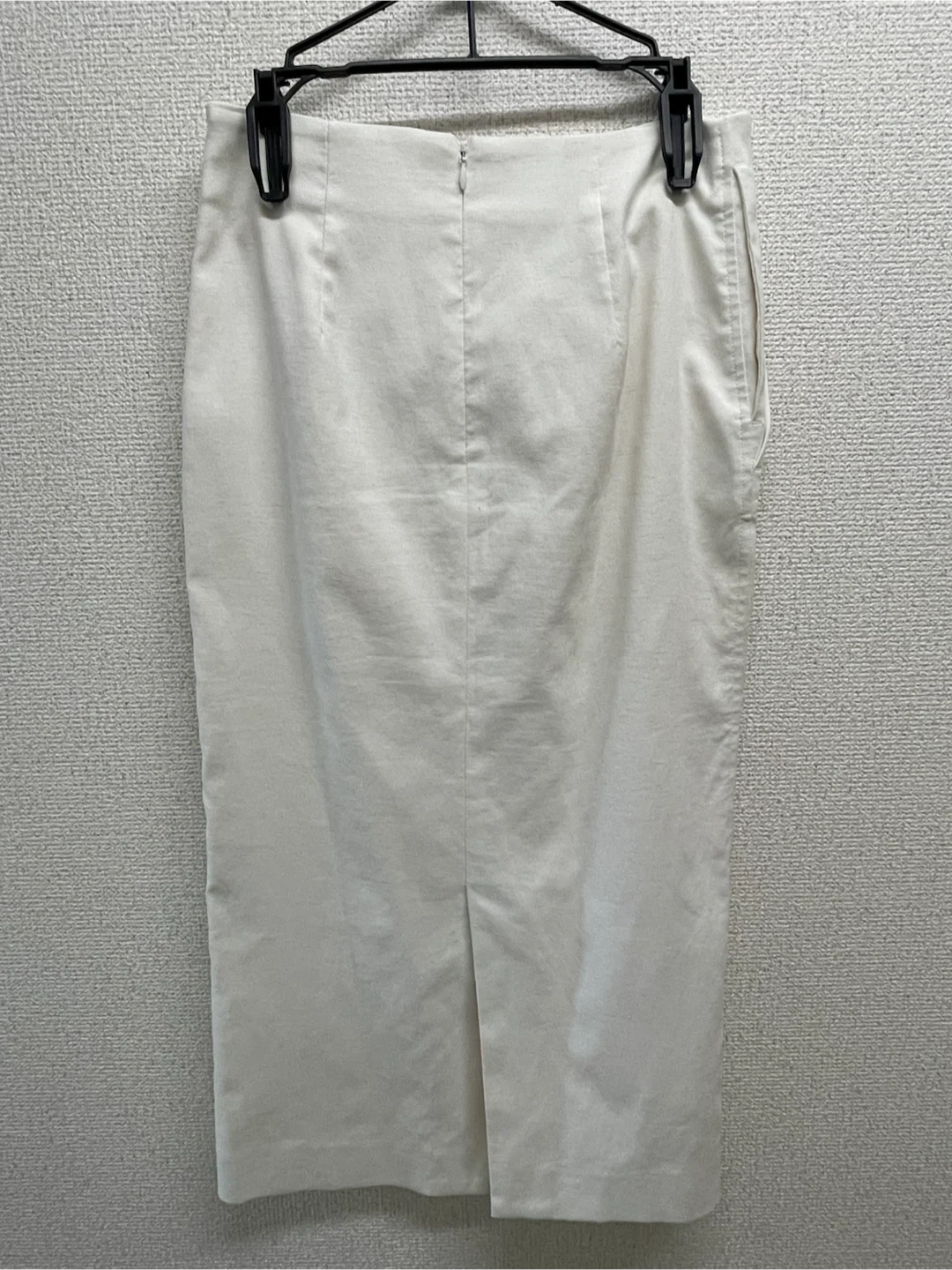 スピックアンドスパン Spick and Span ストレッチタイトスカート 白の写真2枚目