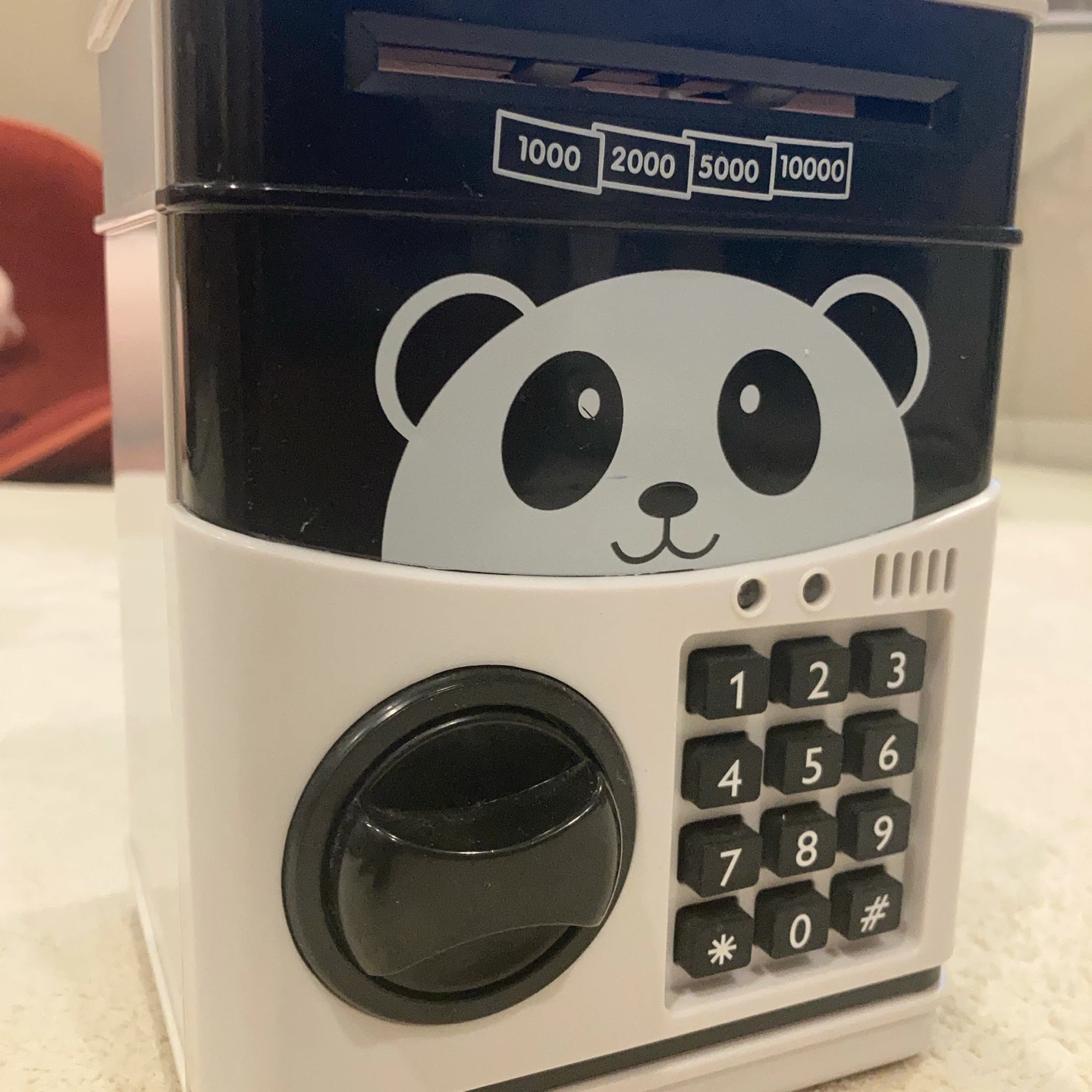 パンダデザイン 電子金庫型貯金箱