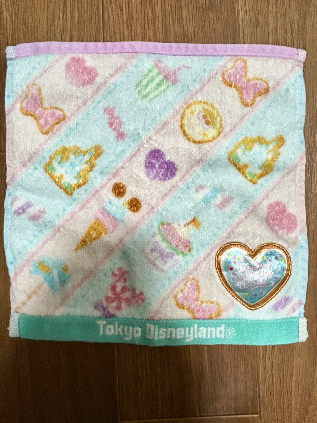 【美品】ディズニー パルパルーザ ヴァネロペ ミニタオル ハンカチ TDL