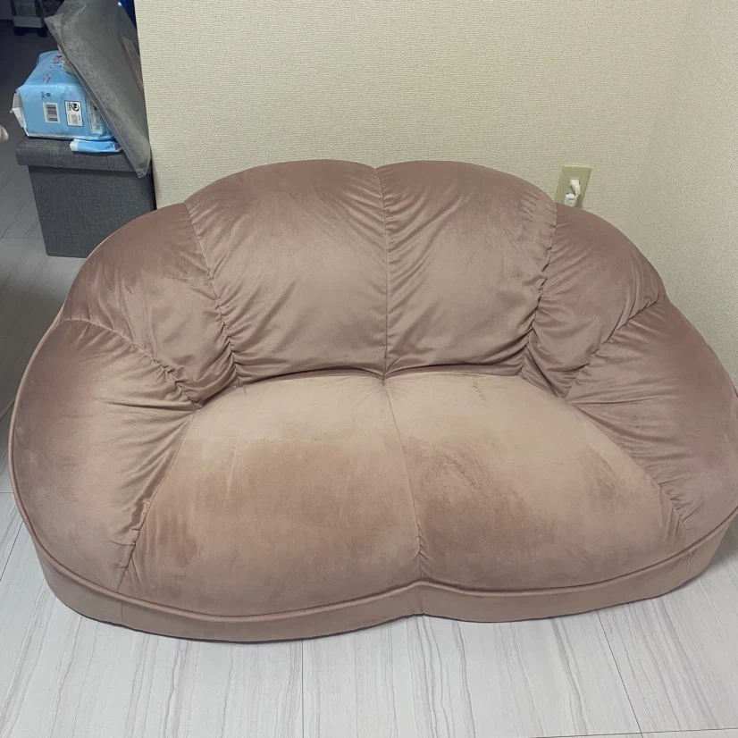 セルタン クロワッサン フロアソファ ピンクの写真2枚目