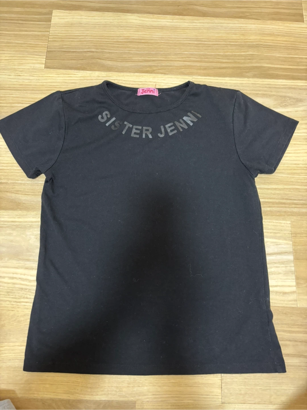 シスタージェニィ 半袖Tシャツ ブラック 150-160
