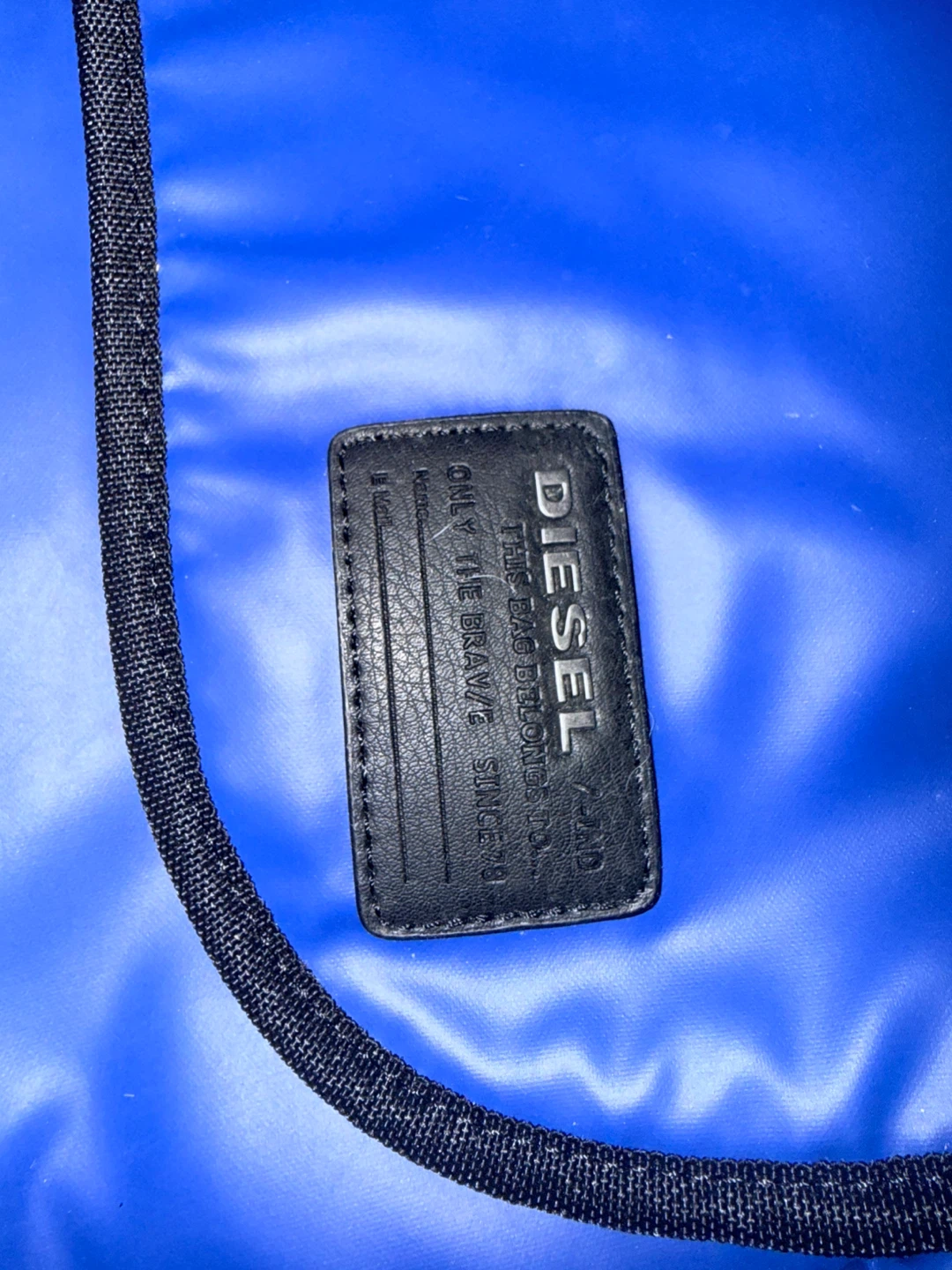 ディーゼル ショルダーバッグ 青　DIESEL
