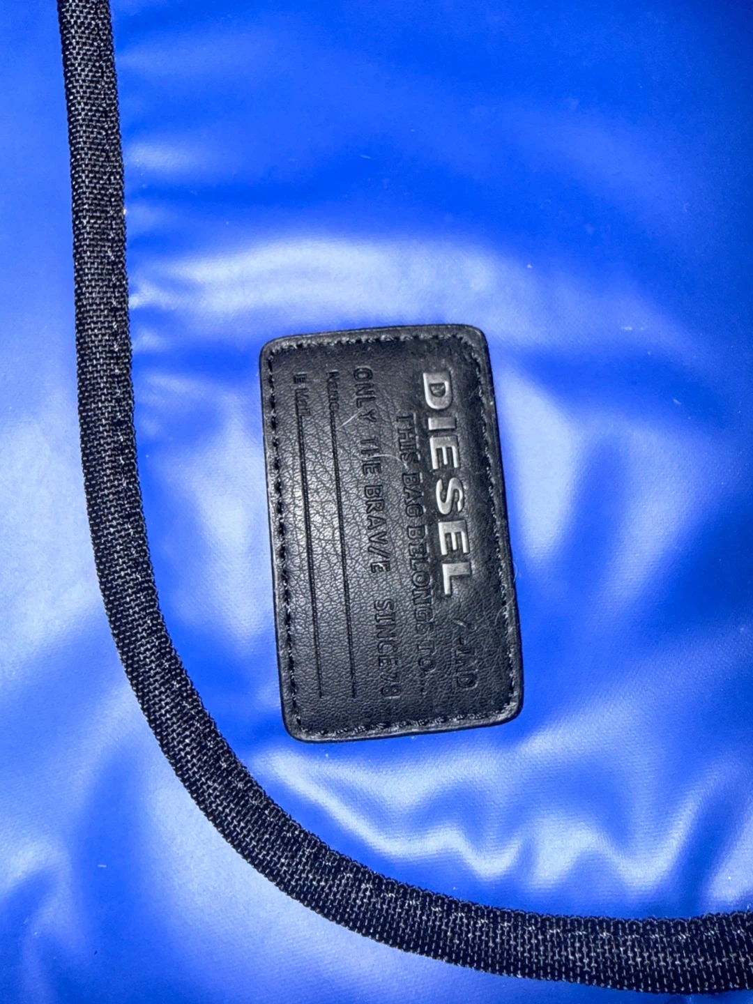 ディーゼル ショルダーバッグ 青 DIESEL