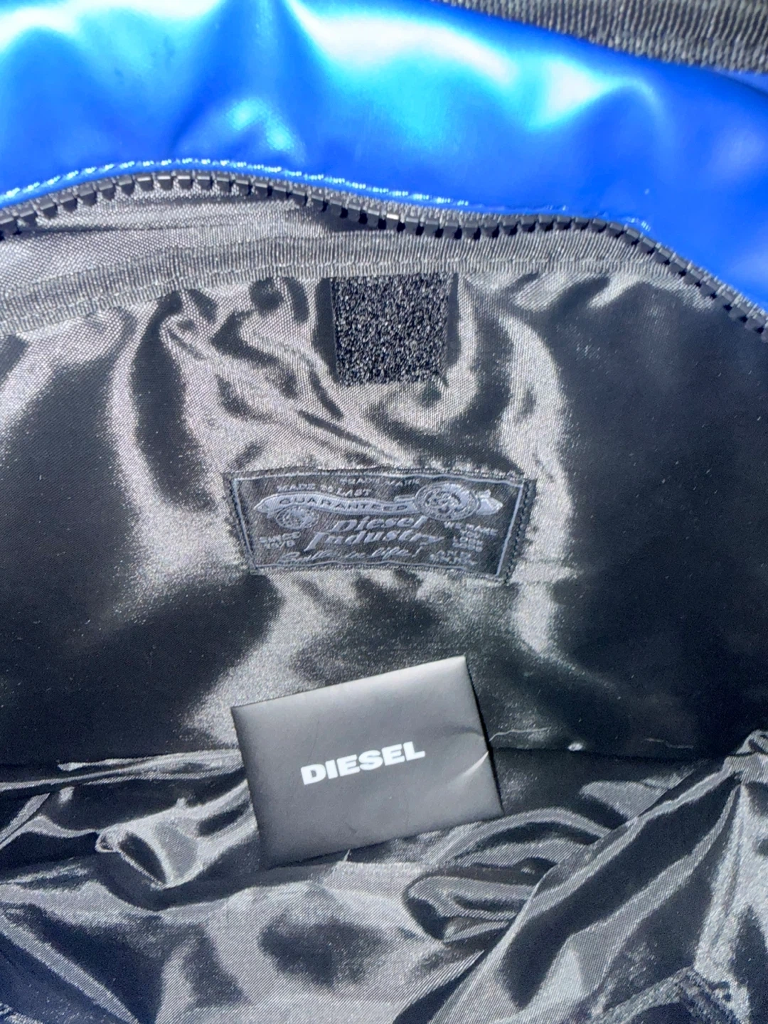 ディーゼル ショルダーバッグ 青 DIESELの写真3枚目