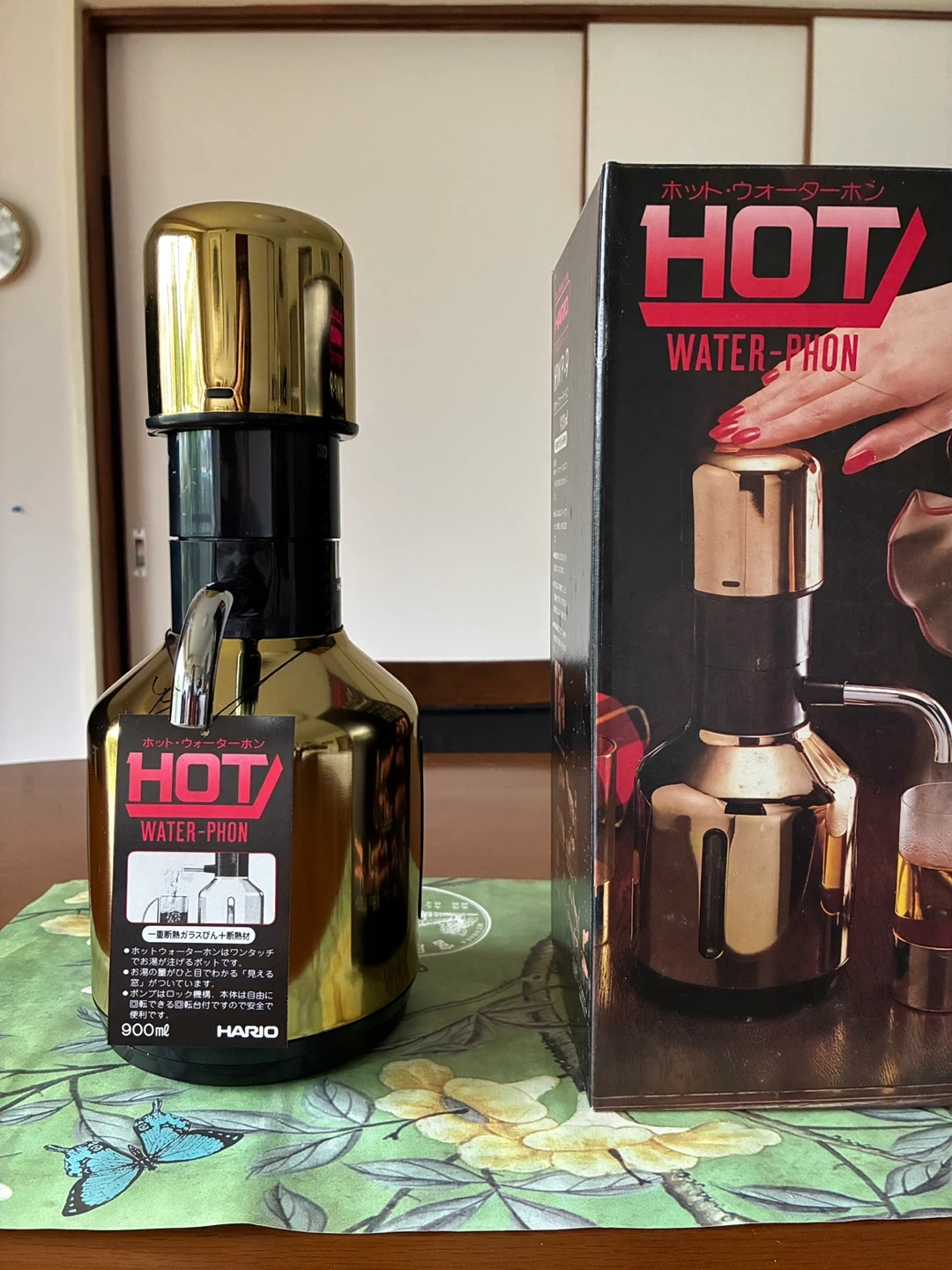 ハリオ ホットウォーターホン HWP-9 ゴールドの写真4枚目