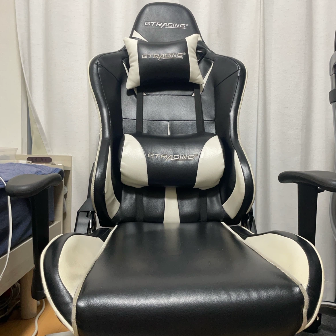 GTレーシング ゲーミングチェア オットマン