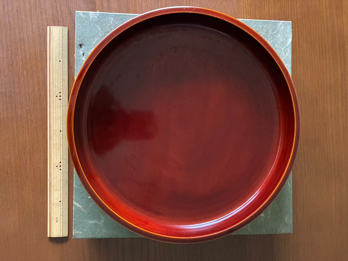 飛騨春慶塗　 漆器 丸盆