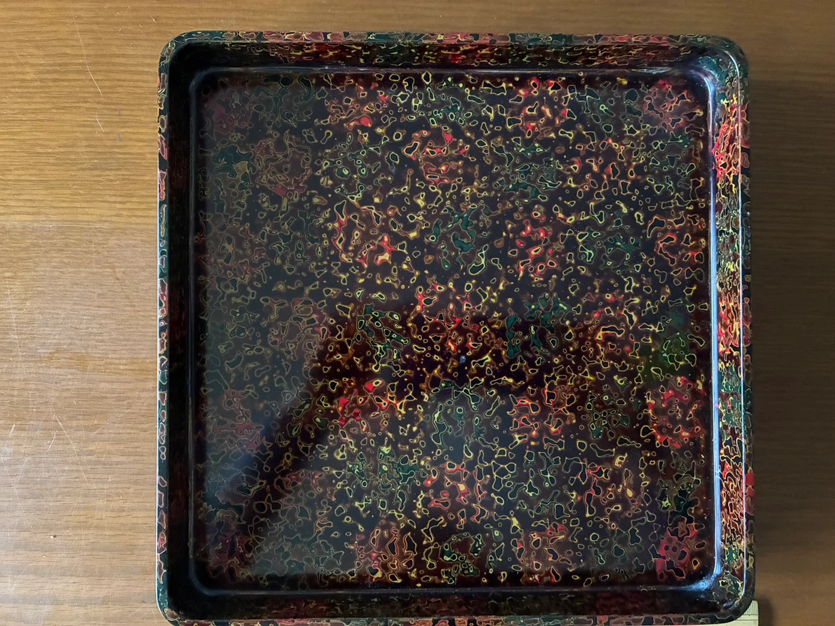 津軽塗 角盆 トレー  高級漆器の写真3枚目
