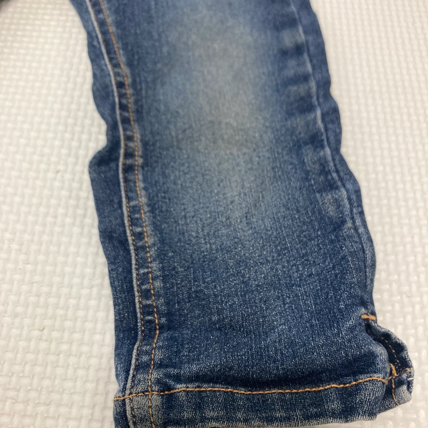 キッズ デニムパンツ ブルーの写真3枚目
