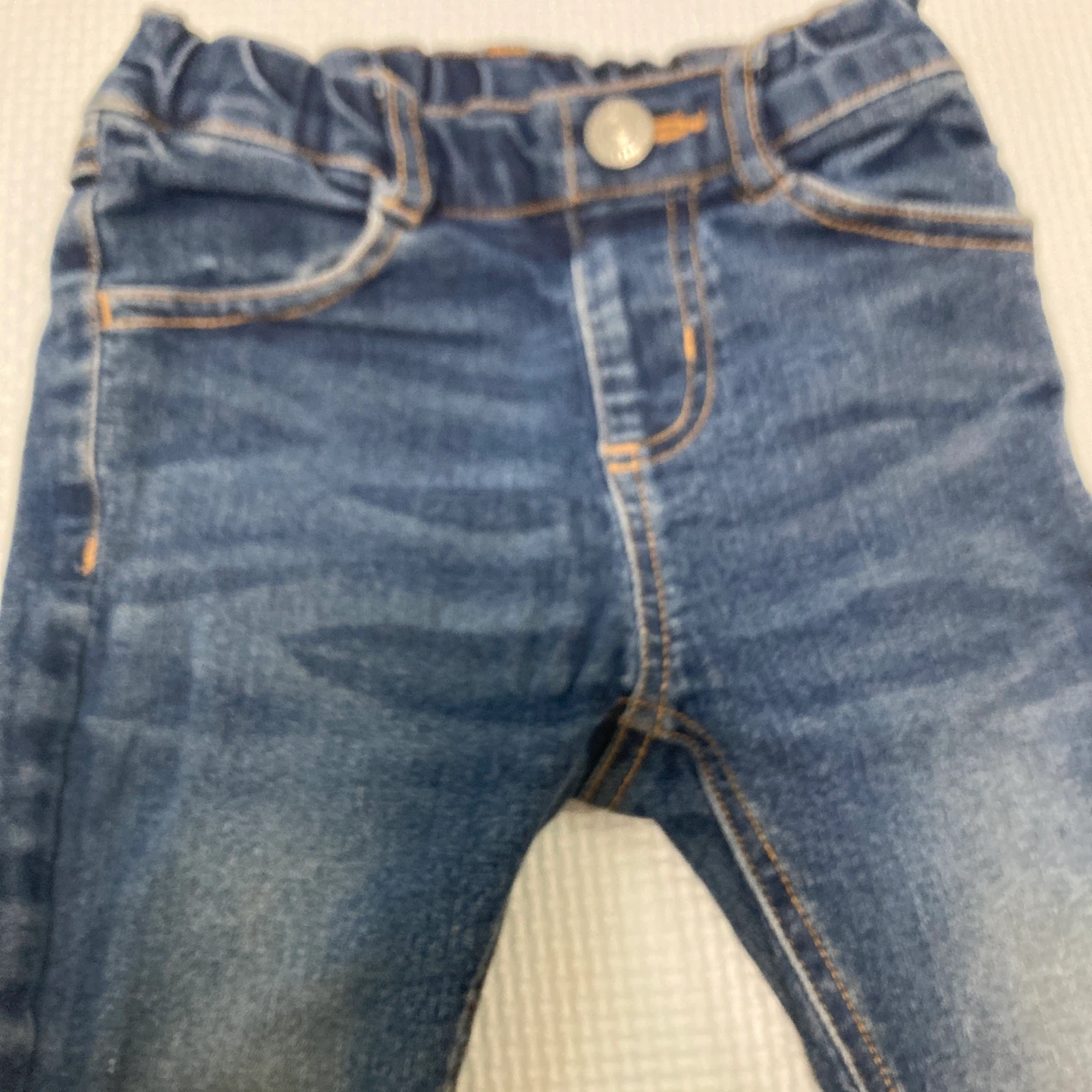 キッズ デニムパンツ ブルーの写真4枚目