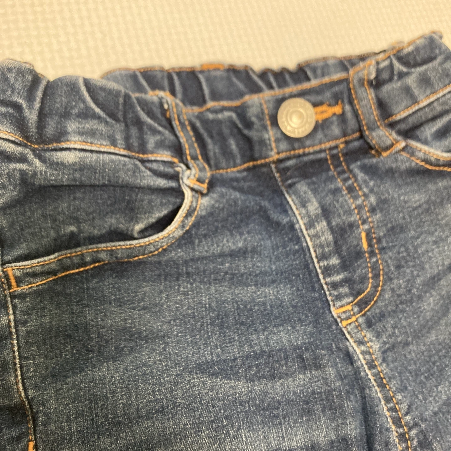 キッズ デニムパンツ ブルーの写真5枚目