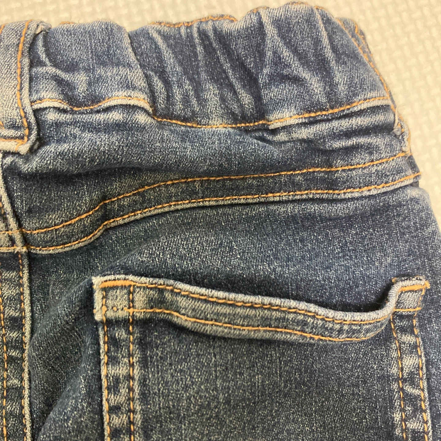 キッズ デニムパンツ ブルーの写真10枚目