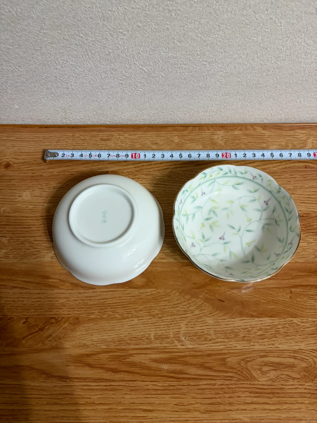 中皿 5枚セット 陶器 花柄（⭐︎同柄の器あり）の写真2枚目