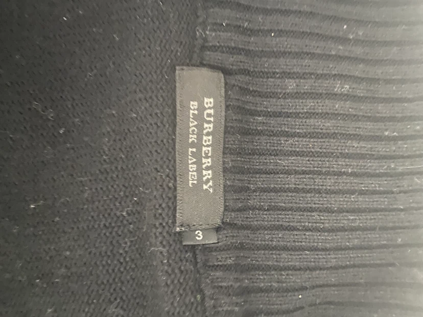 burberry バーバリーブラックレーベル ジップニット サイズ3の写真2枚目