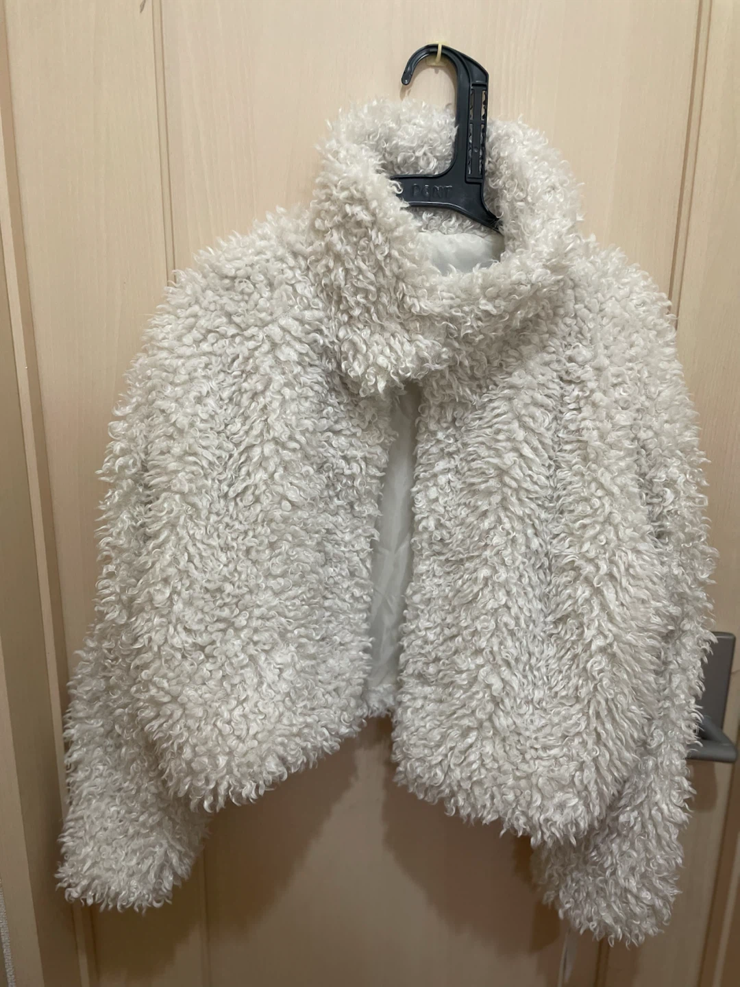 🤍 GRL プードルファーコート アイボリー F 新品タグ付き