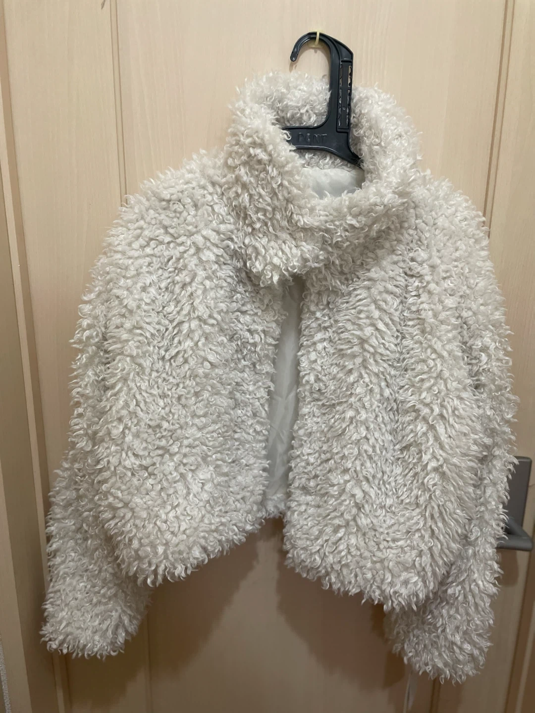 🤍 GRL プードルファーコート アイボリー F 新品タグ付き