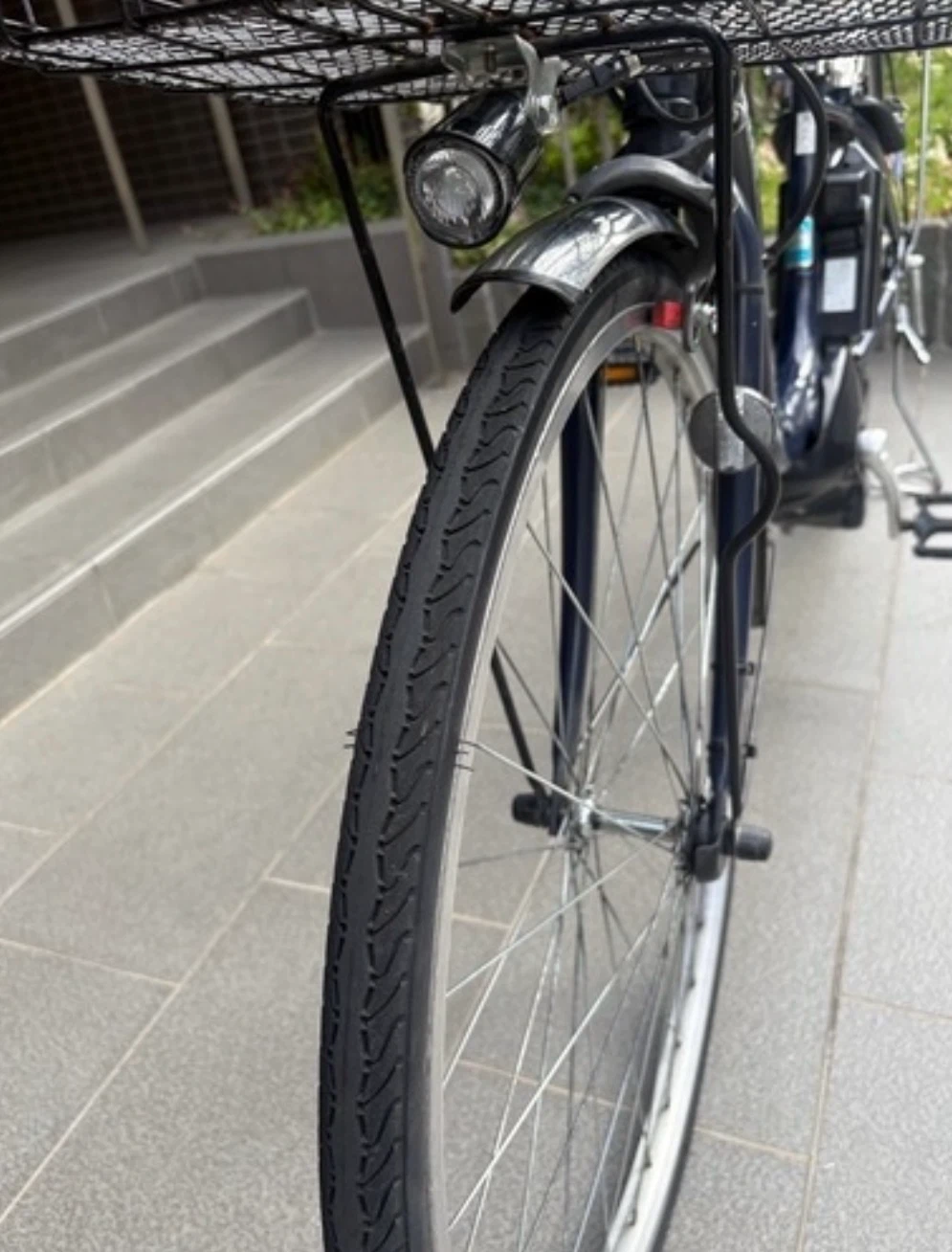 電動アシスト自転車YAMAHA PAS CHEER26インチ12.8Ah自転車No0156の写真3枚目