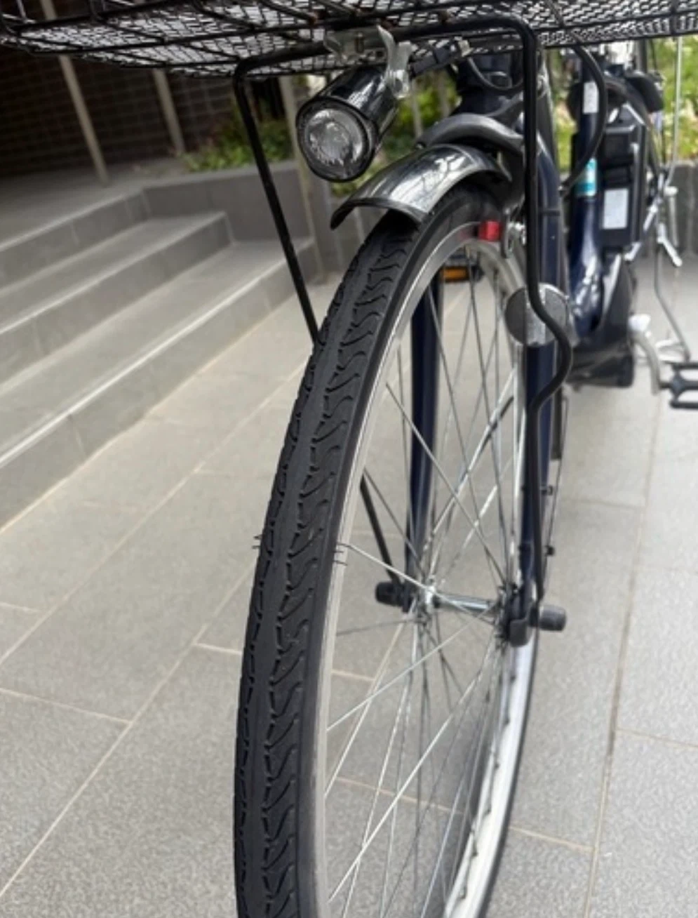 電動アシスト自転車YAMAHA PAS CHEER26インチ12.8Ah自転車No0156の写真3枚目