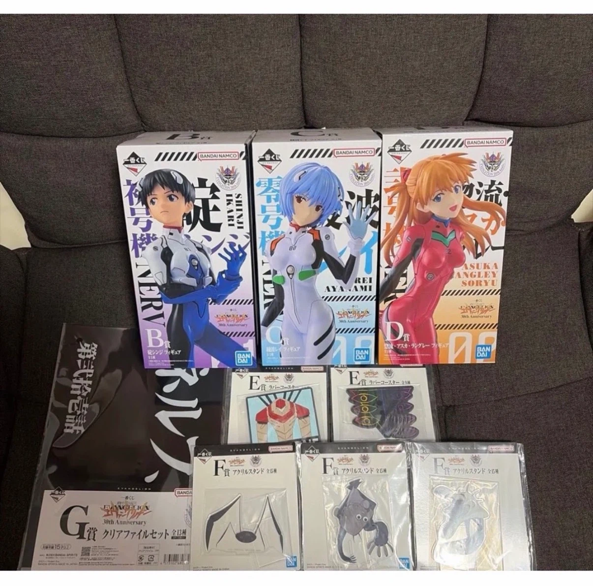 一番くじ エヴァンゲリオン 30周年 フィギュア3体 おまけ付き