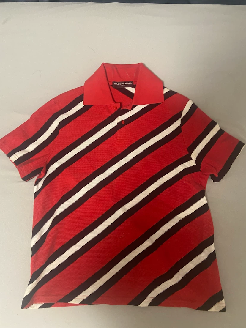 balenciaga バレンシアガ ポロシャツ ストライプ Sサイズ
