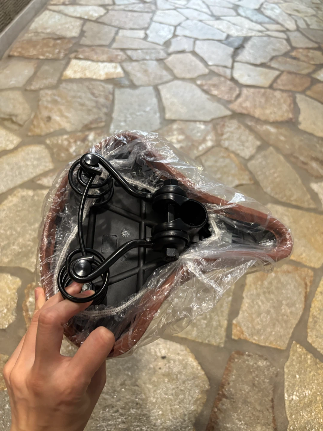 自転車用 サドル ブラウンの写真3枚目